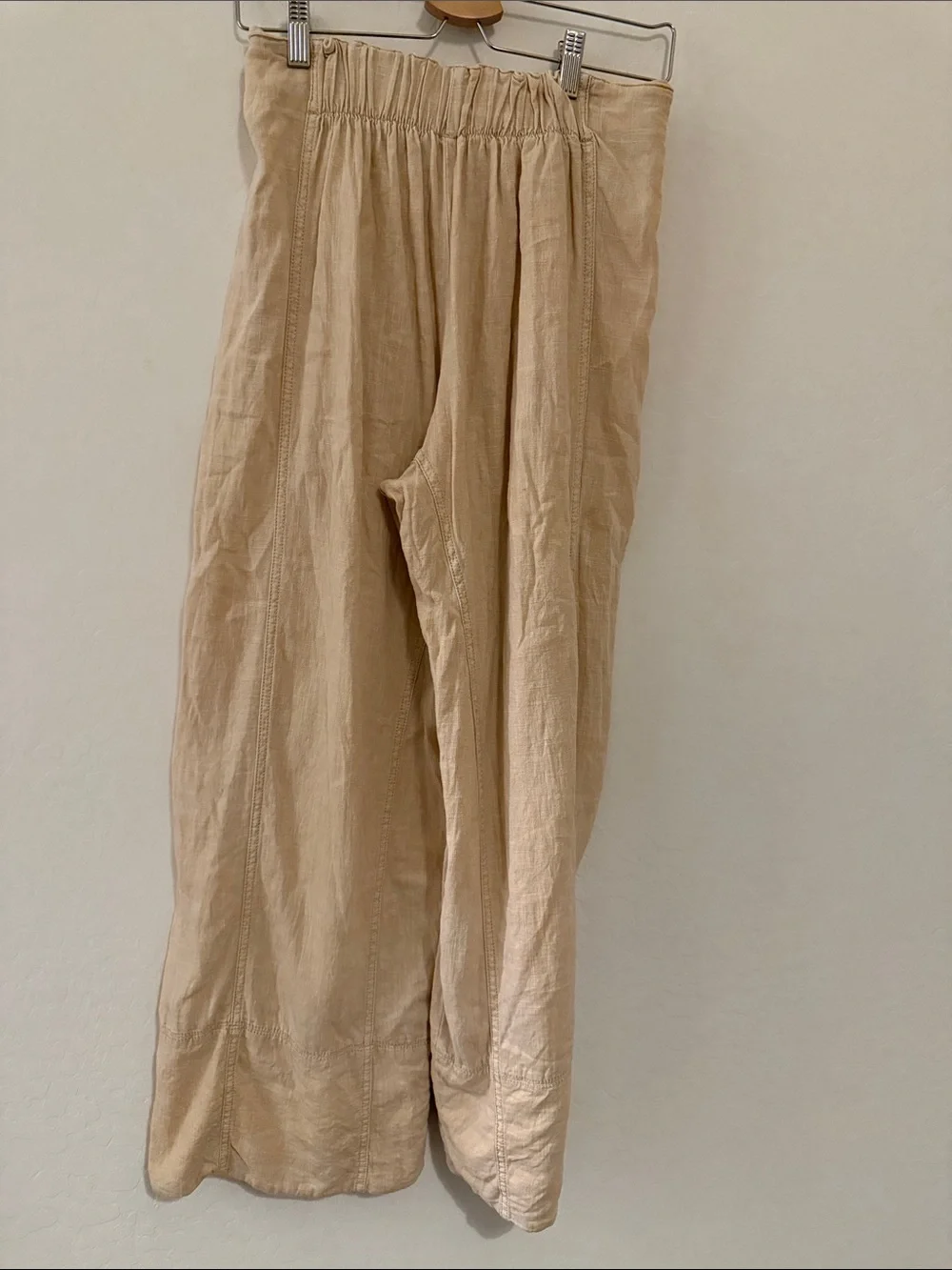Free People Days End Linen Pull-On Pants Sz XS